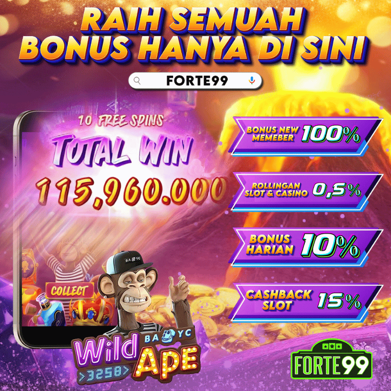 Forte99 : Daftar Link Situs Judi Slot Bonus New Member Cashback 100 Terpercaya Tahun 2025